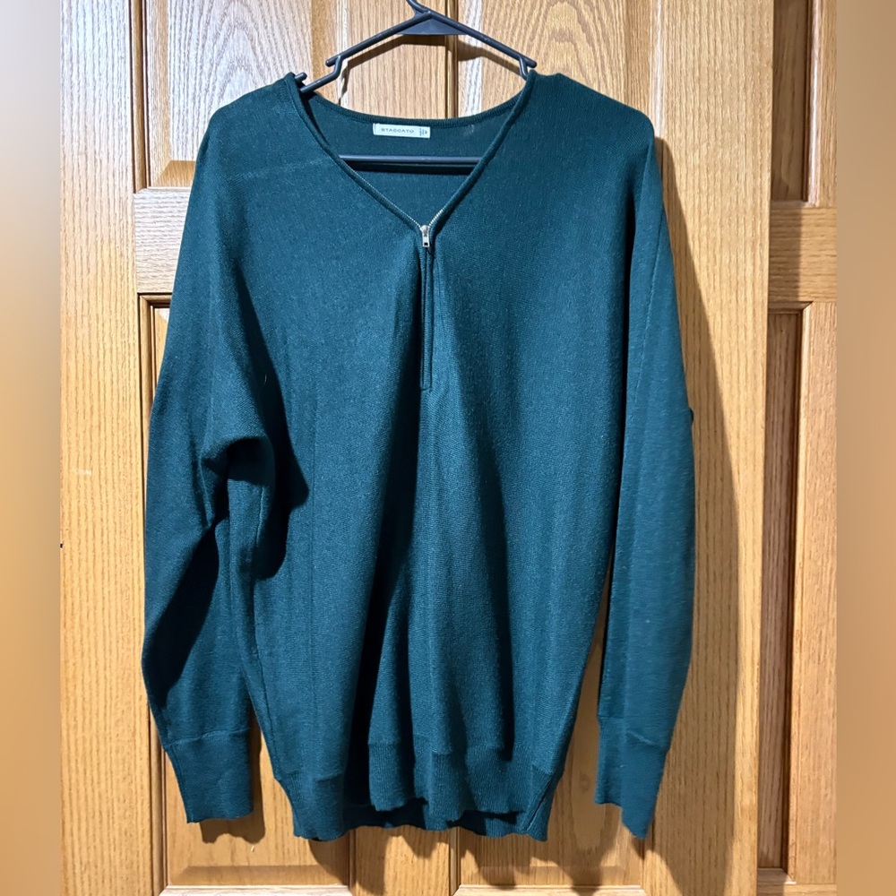 Staccato Green Sweater